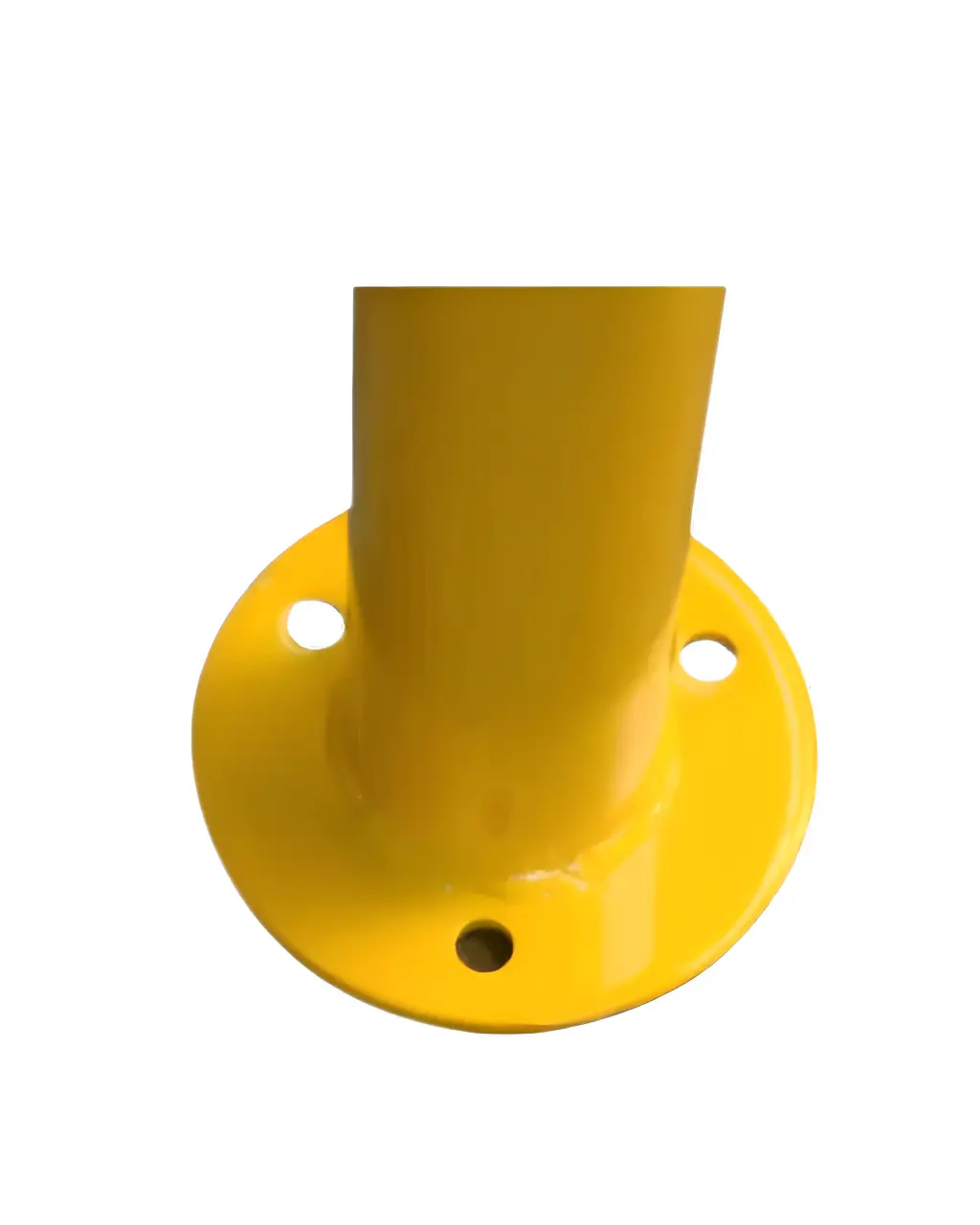 U Shape Bollard | 90mm Dia | 600mm W x 600mm H | Round Base Plate