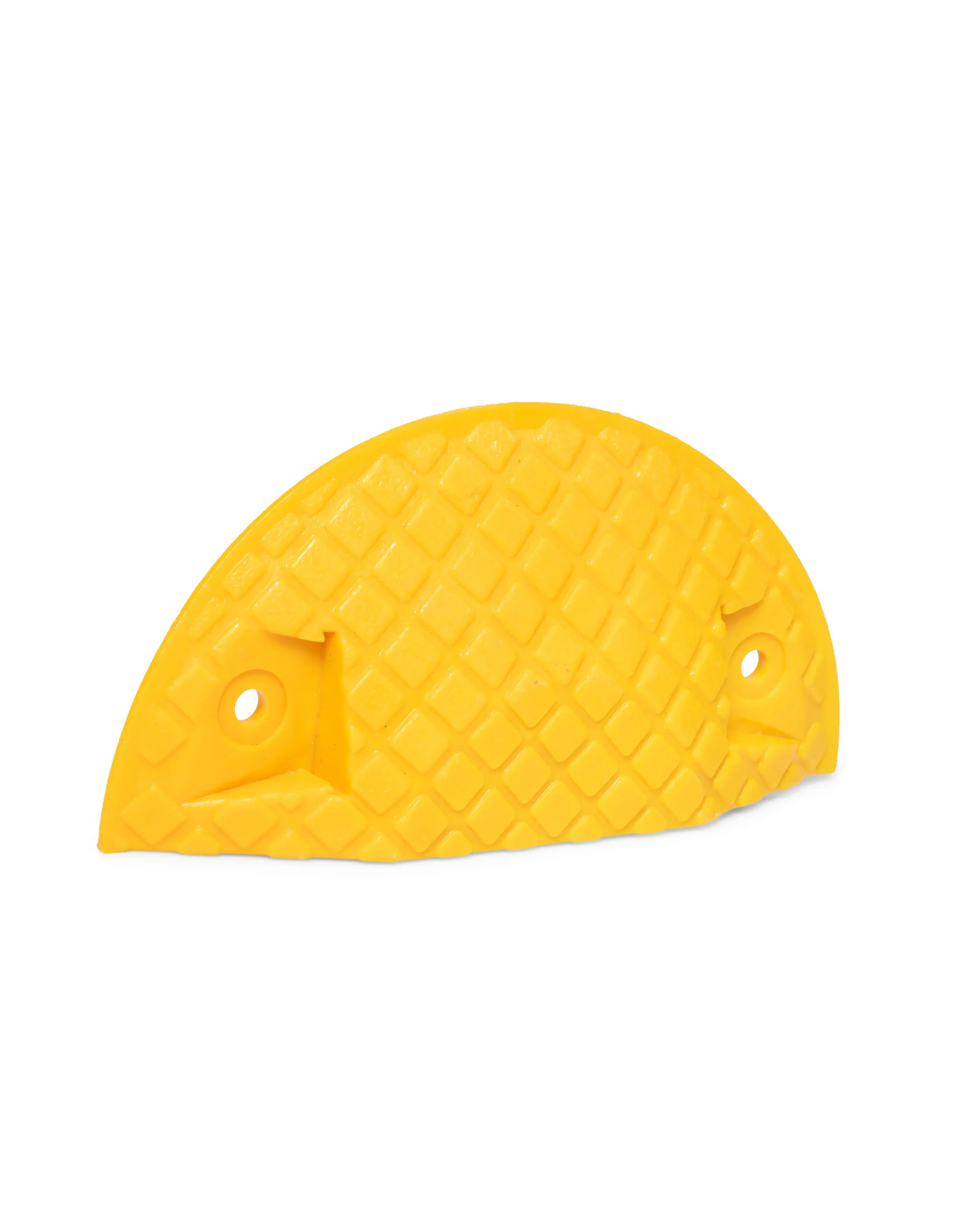 Speed Hump | 120 Tonne | 50mm | Yellow | End Cap | Fixings Included