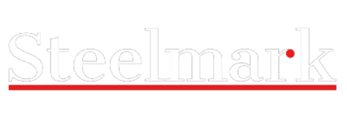Steelmark Logo White Transparent Bg