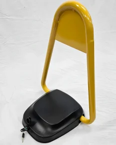 Automatic Parking Protection Bollard | Powder Coated Yellow | Remote Control